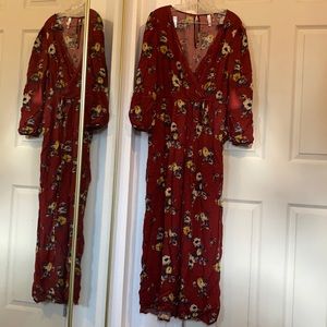 Large Xhilaration Floral Jumpsuit